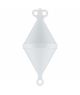 Bouée de corps mort bi-conique - Ø 220 mm - blanc