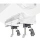 SUPPORT HR DBL/TUB.HORIZ.D22-25/BBQ RECT