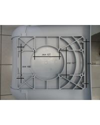 Siège avec dossier rabattable - coque seule