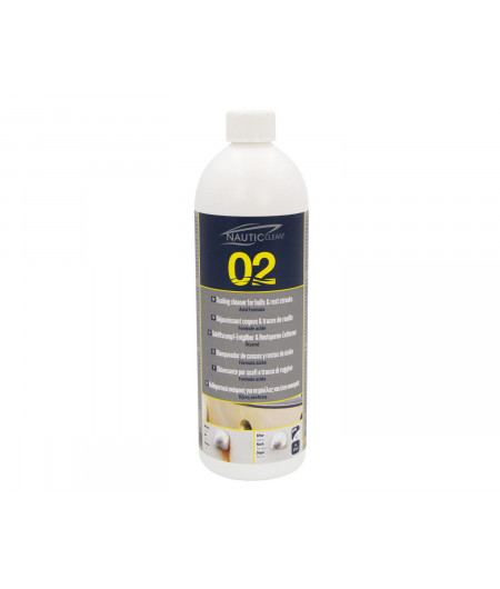 NAUTIC CLEAN 02 Déjaunissant coques - flacon 1 L