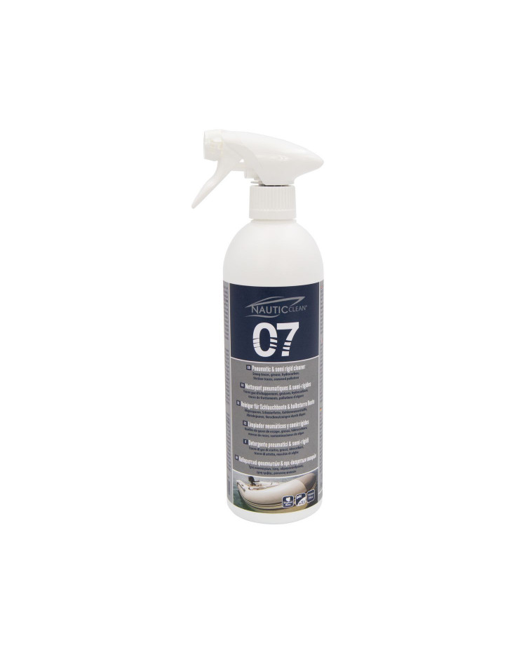 NAUTIC CLEAN 07 Nettoyant pneumatiques & semi-rigides -750ml NAUTIC CLEAN 07 Nettoyant pneumatiques & semi-rigides -750ml