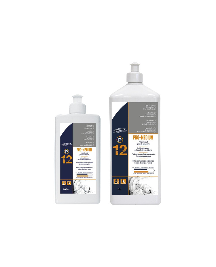 NAUTIC CLEAN 12 Polish Pro Médium - flacon 500 ml NAUTIC CLEAN 12 Polish Pro Médium - flacon 500 ml