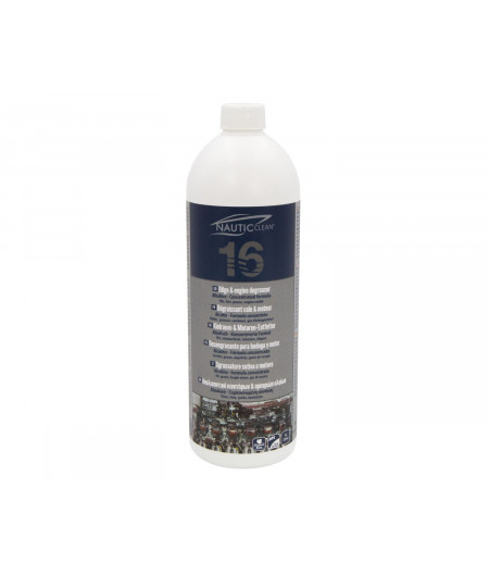NAUTIC CLEAN 16 Dégraissant cale & moteur - flacon 1 L