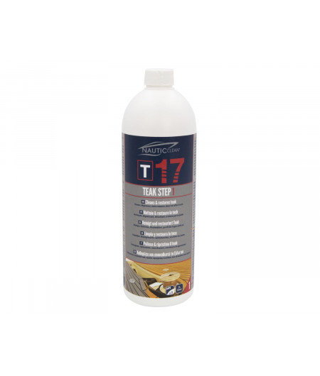 NAUTIC CLEAN 17 Nettoyant teck Step 1 - flacon 1 L