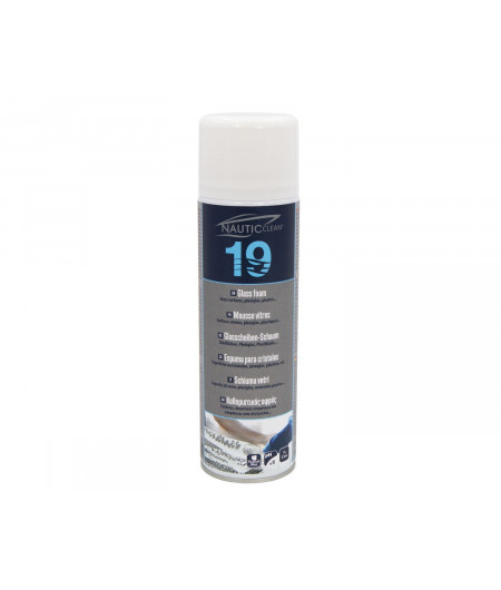 NAUTIC CLEAN 19 Mousse vitres - aérosol 500 ml