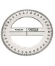 Rapporteur d'angles circulaire plexiglas - Ø 130 mm