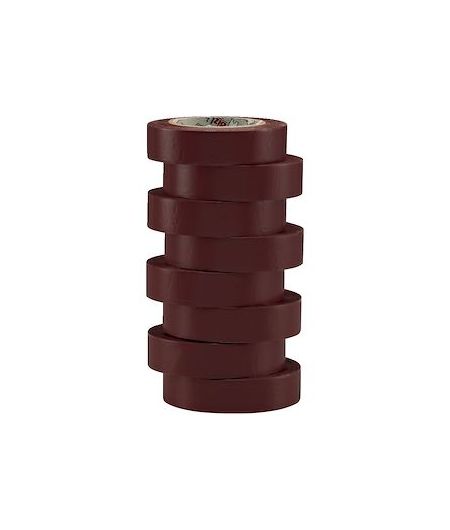 Ruban isolant - brun - Blister de 8