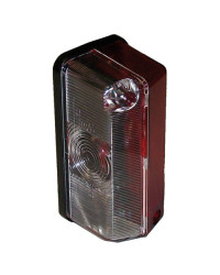 Feu d'encombrement - base plate blanc/rouge