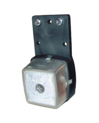 Feu d'encombrement - base caoutchouc blanc