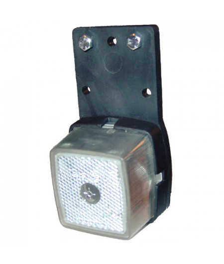 Feu d'encombrement - base caoutchouc blanc