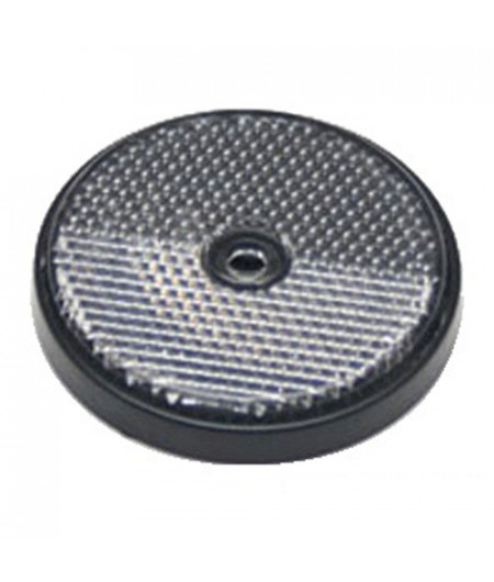 Catadioptre pour remorque - blanc 60 mm