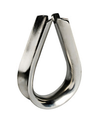 Cosse inox version lourde 22 mm -