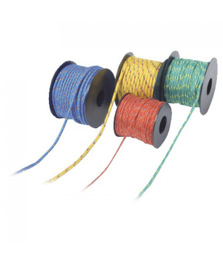 Bobine de garcette polypropylène - Ø 4 mm x 12 m - rouge