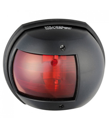 Feu de navigation Maxi 20 noir 24 V/rouge 112,5° -