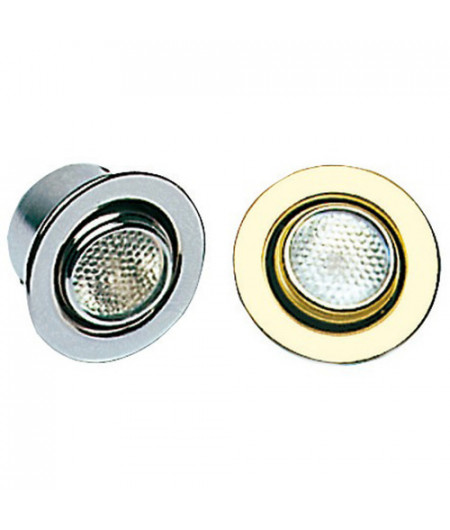 Spot encastr. laiton poli or. -