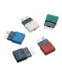 Fusible enfichable réarmable - 10 A - 12 / 24 V - Boite de 5