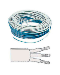 Câble électrique tripolaire - 3 x 1.5 mm² - Bobine de 50 M