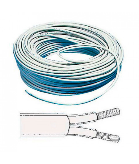 Câble électrique bipolaire - 2 x 2.5 mm² - Bobine de 50 M