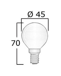 Ampoule E 14 24 V 40 W -