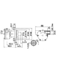 Pompe Nauco FPR236 bouche 3/8'' -