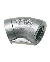 Raccord coudé 45° femelle/femelle 1/2'' -