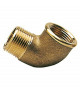 Raccord coudé 90° laiton mâle/femelle 1/4'' -