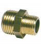 Niple laiton double 3/8'' x 1/2'' -
