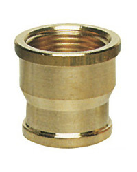Manchon laiton femelle/femelle 3/8'' x 1/2'' -