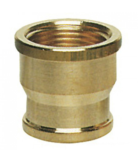 Manchon laiton femelle/femelle 3/8'' x 1/2'' -