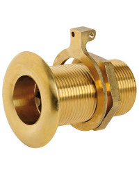 Passe-coque laiton fileté - 3/8'' - Ø 35 mm