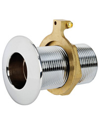 Passe-coque bord bas laiton chromé 3/4'' -