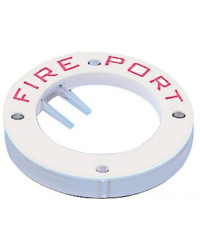 Trappe coupe-feu Fire Port plastic blanc -