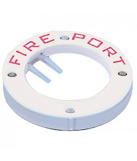 Trappe coupe-feu Fire Port plastic blanc -