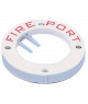 Trappe coupe-feu Fire Port plastic blanc -