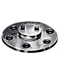 Nable de vidange laiton chromé 20 mm -