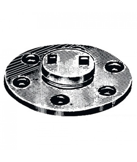 Nable de vidange laiton chromé 20 mm -