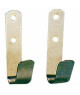 Paire crochets p. gaffes inox poli 22-32 mm -