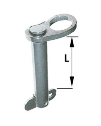 Goupille languette arrêt AISI 316 30 mm Ø 10 mm B -