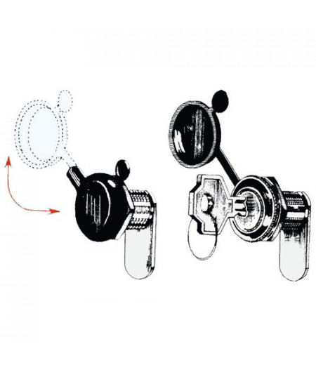 Serrure batteuse - 35 mm