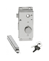 Serrure laiton chromé gauche interne 20 mm -