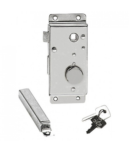 Serrure laiton chromé gauche interne 20 mm -