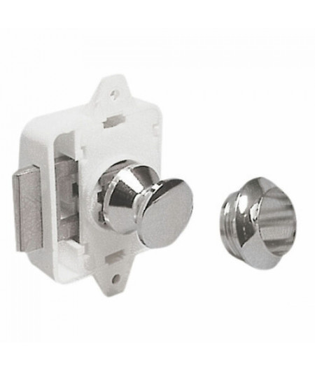 Pommeau laiton chromé 13 mm -