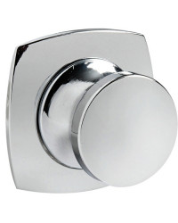 Pommeau + bague Convexe ABS chromé -