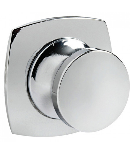 Pommeau + bague Convexe ABS chromé -