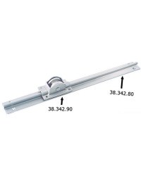 Rail laiton nickelé 30x12x2000 mm -