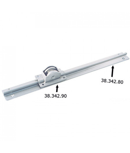 Rail laiton nickelé 30x12x2000 mm -