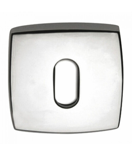 Rosaces p. serrure oval fournie en paires 45x45 mm -