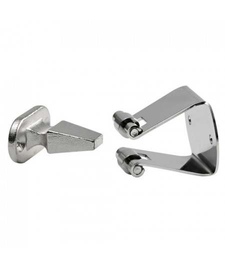 Bloqueporte rouleau inox - 34x20 mm
