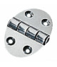 Charnière ovale 35x51 mm avec goujons 1,5 mm -