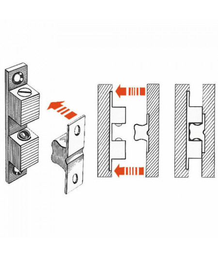 Cliquet porte sphères 49x10 mm -